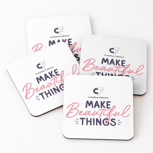 Item preview, Creative Fabrica "Make Beautiful Things" Quote designed and sold by CFMerch.