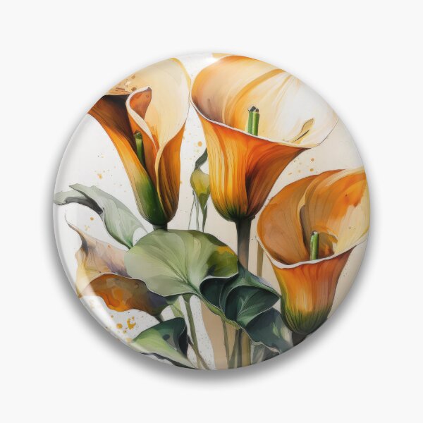 Item preview, Orange Calla Lilies  designed and sold by Vanover Designs.