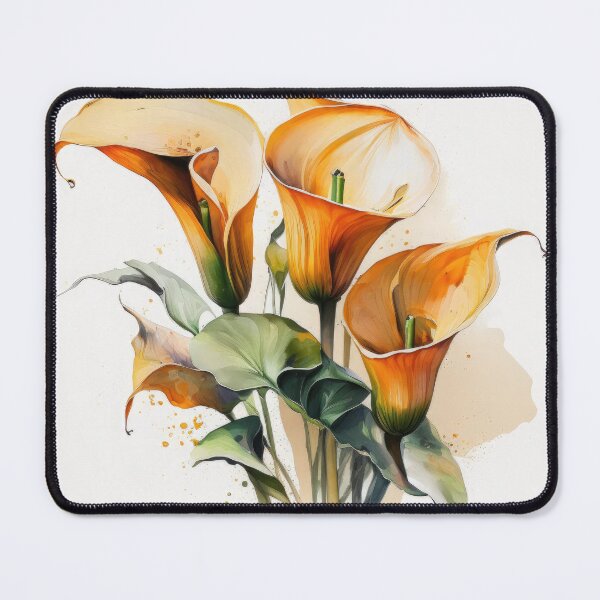 Item preview, Orange Calla Lilies designed and sold by Vanover Designs.