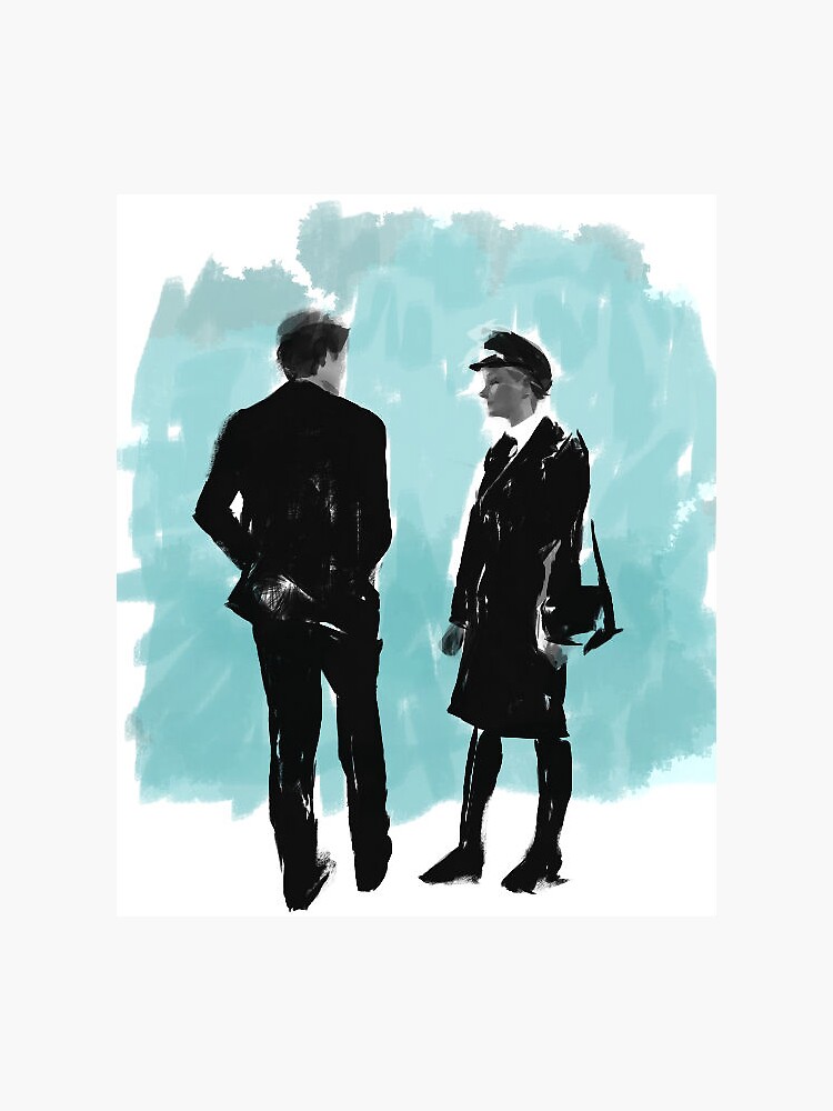 "DC Morse and WPC Trewlove" Sticker for Sale by pinkfloralcake Redbubble