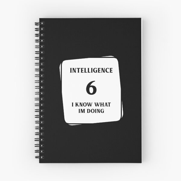 Item preview, Funny 6 Intelligence RPG Meme designed and sold by pixeptional.