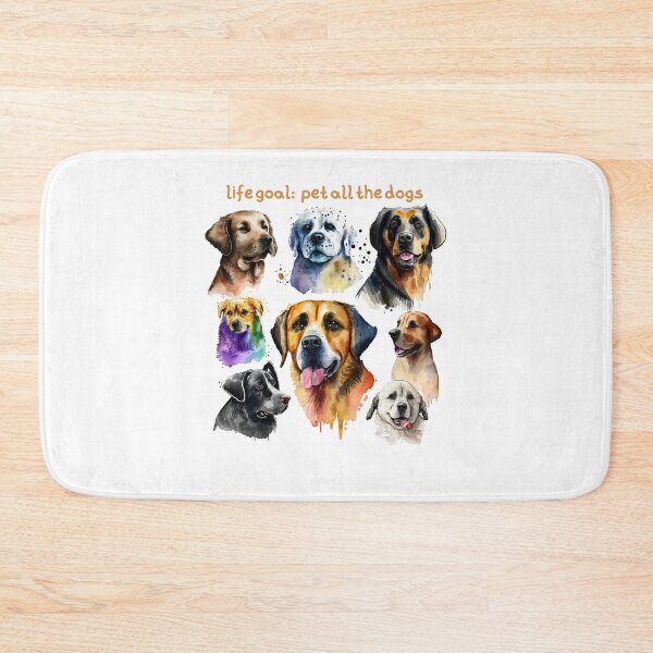 Item preview, life goal pet all the dogs designed and sold by printiesart.