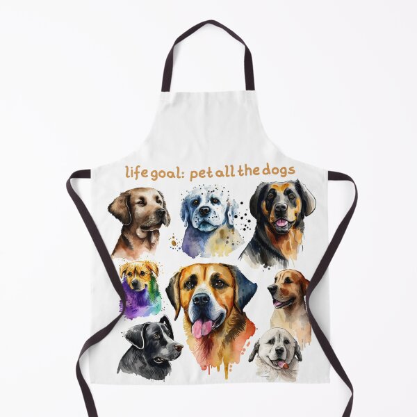 Item preview, life goal pet all the dogs designed and sold by printiesart.
