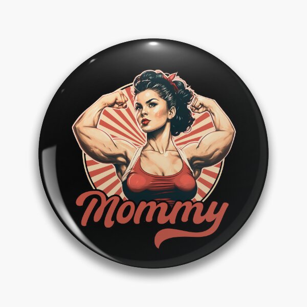 Item preview, Muscle Mommy Retro Pin Up designed and sold by Daytone.