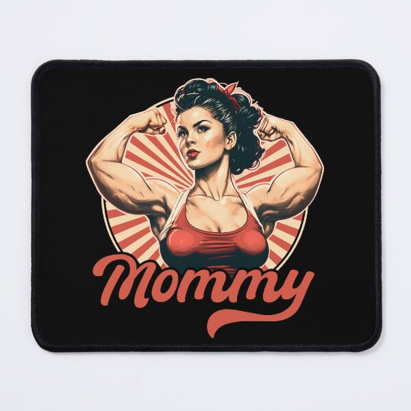 Item preview, Muscle Mommy Retro Pin Up designed and sold by Daytone.