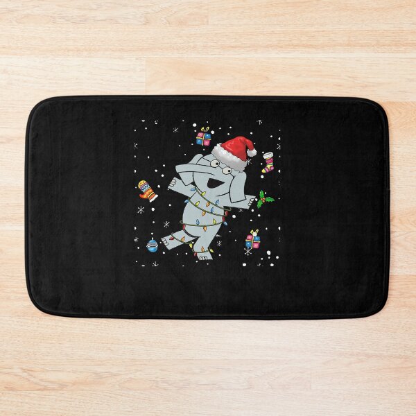 Item preview, Christmas Elephants Funny Santa Hat Lights Decorations designed and sold by DemminLiesel.