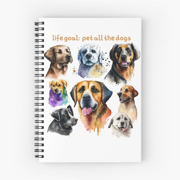 Item preview, life goal pet all the dogs designed and sold by printiesart.