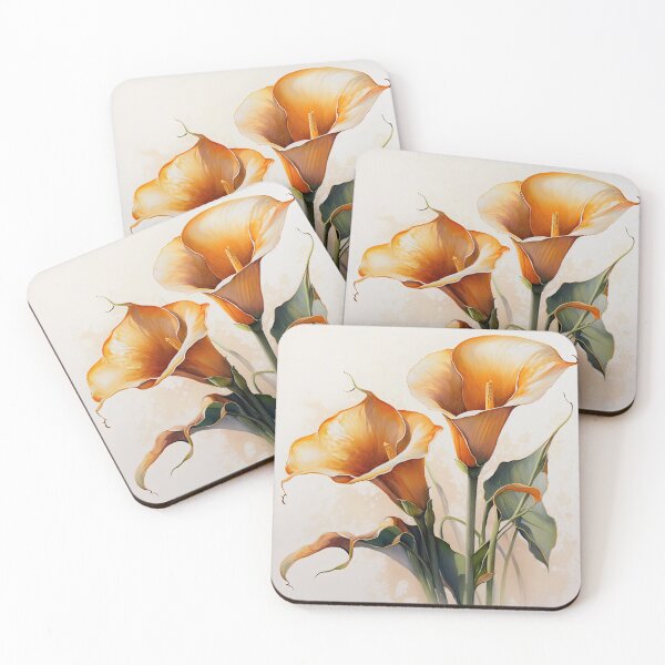 Item preview, Orange Calla Lilies  designed and sold by Vanover Designs.