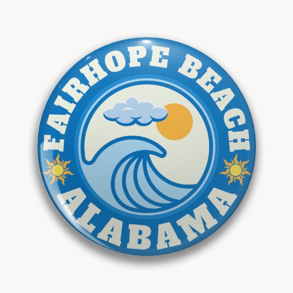 Item preview, Fairhope Beach - Baldwin County Alabama Beaches - Summer Destination Vintage Logo designed and sold by Vintage-TM.