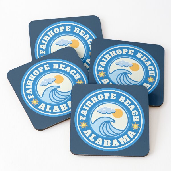 Item preview, Fairhope Beach - Baldwin County Alabama Beaches - Summer Destination Vintage Logo designed and sold by Vintage-TM.