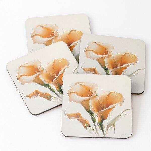Item preview, Orange Calla Lilies  designed and sold by Vanover Designs.