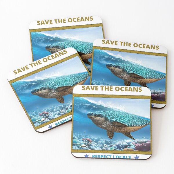 Item preview, Save the Oceans - Respect Locals designed and sold by Igorlegrand.