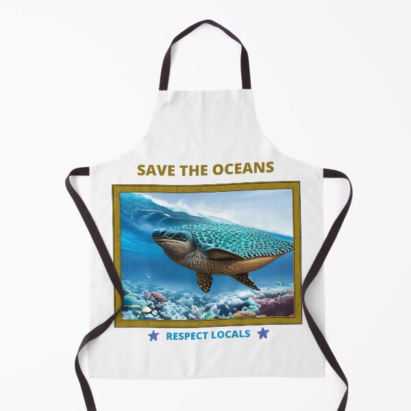 Item preview, Save the Oceans - Respect Locals designed and sold by Igorlegrand.