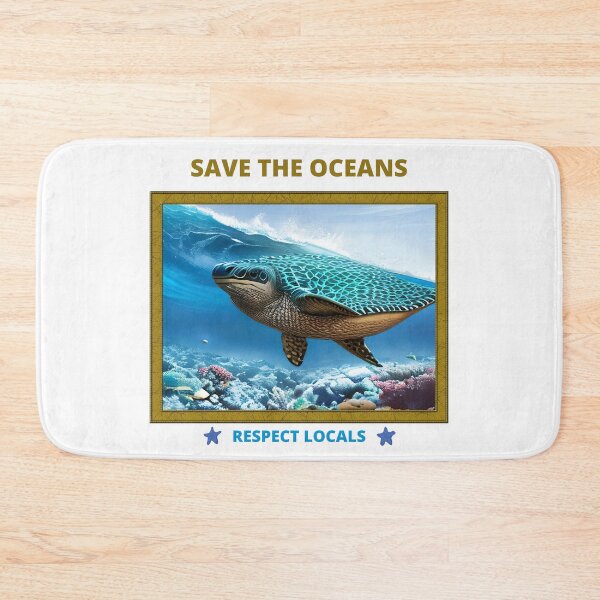 Item preview, Save the Oceans - Respect Locals designed and sold by Igorlegrand.
