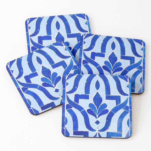 Item preview, Blue Moroccan Mosaic Decorative Tile designed and sold by MagicSatchel.