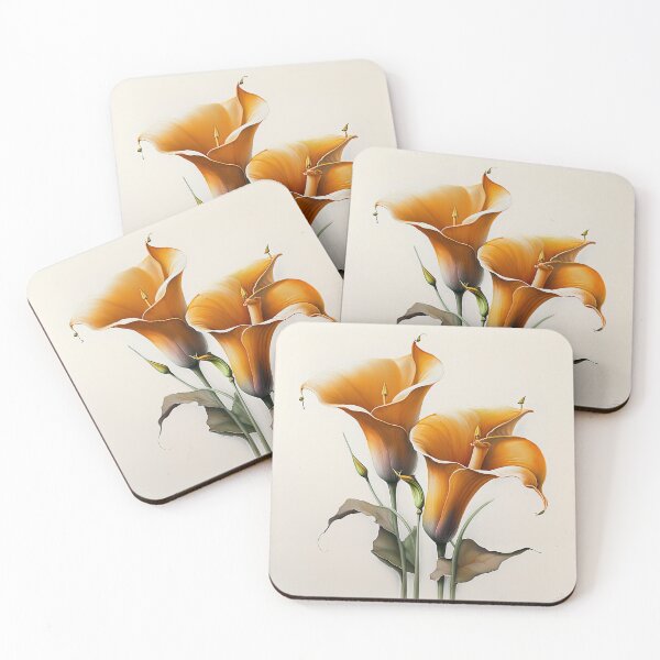 Item preview, Orange Calla Lilies  designed and sold by Vanover Designs.