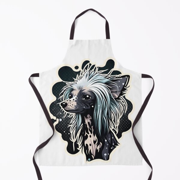 Item preview, Chinese crested dog hairlsess black and white designed and sold by frogkiller.