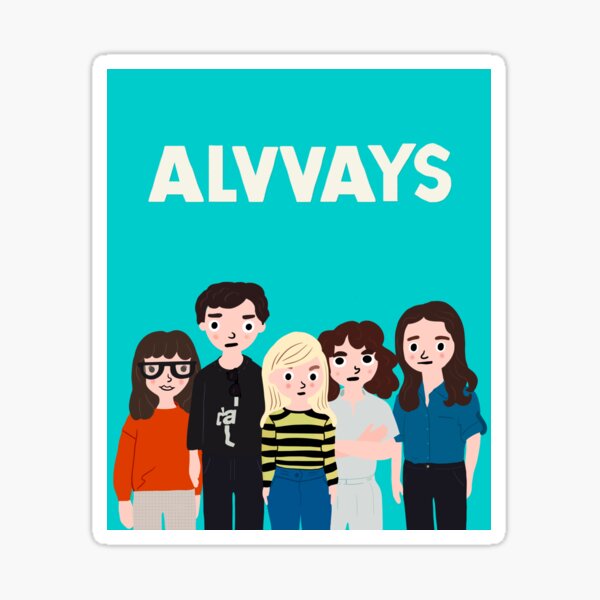 Alvvays Band Comic Style Illustration Sticker For Sale By Clotilde26 Redbubble 