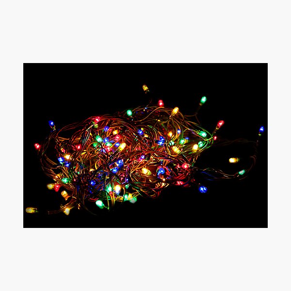 Christmas Lights Photographic Print