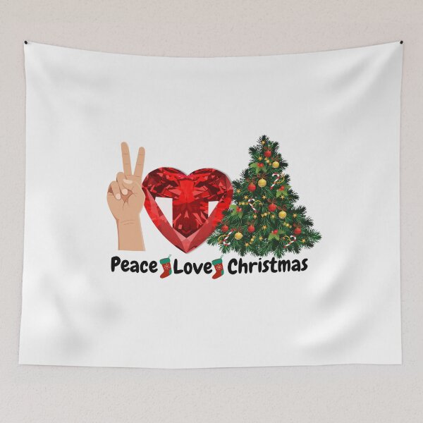 Item preview,   Peace Love Christmas designed and sold by RascalsDesigns.
