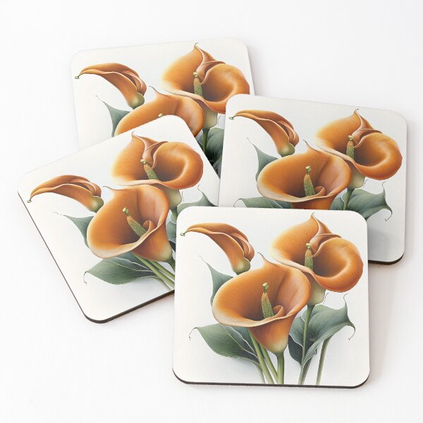Item preview, Orange Calla Lilies  designed and sold by Vanover Designs.
