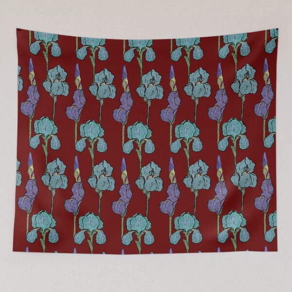 Item preview, Siberian irises , pattern designed and sold by NayaChu.