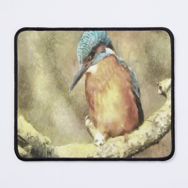 Item preview, Stunning Artistic Common Kingfisher Bird Watercolor designed and sold by taiche.