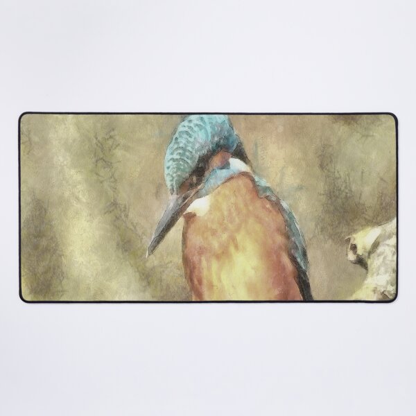 Item preview, Stunning Artistic Common Kingfisher Bird Watercolor designed and sold by taiche.