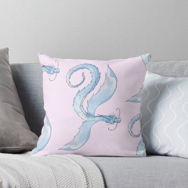 Item preview, Big licht blue dragon pink designed and sold by oniadragon.