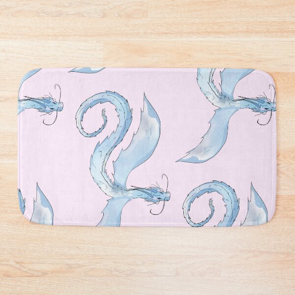 Item preview, Big licht blue dragon pink designed and sold by oniadragon.