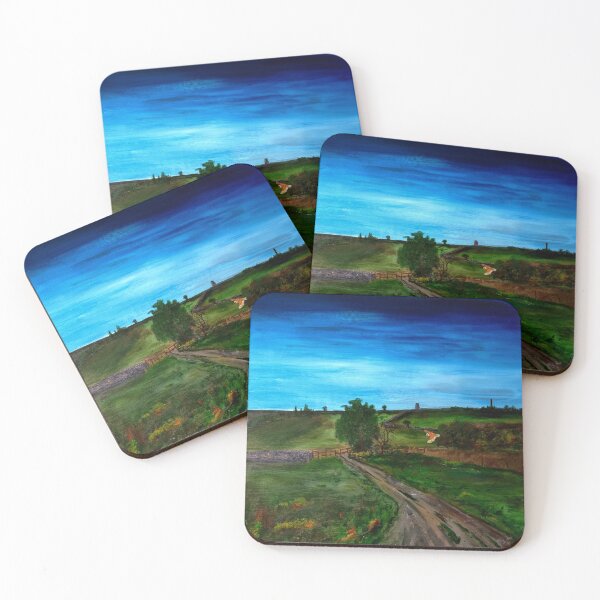 Item preview, Local landscape with barn owl on the hunt  designed and sold by Antbryant1969.
