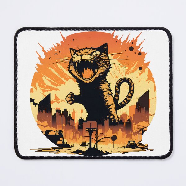 Item preview, Catzilla, Funny Vintage Cat designed and sold by AHthatIsNice.