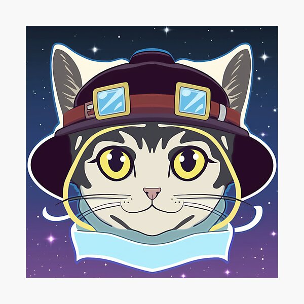 Item preview, Space Explorer cat - GALACTICATS collection designed and sold by RESToRAPTOR.