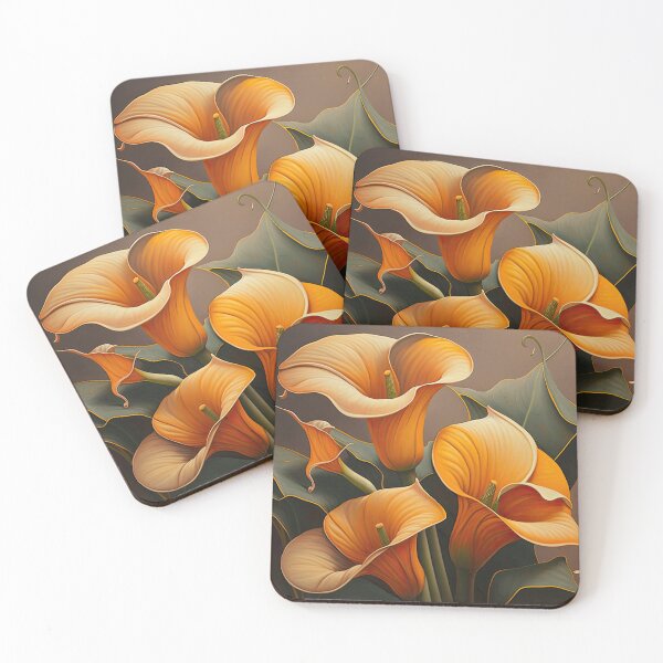 Item preview, Orange Calla Lilies  designed and sold by Vanover Designs.