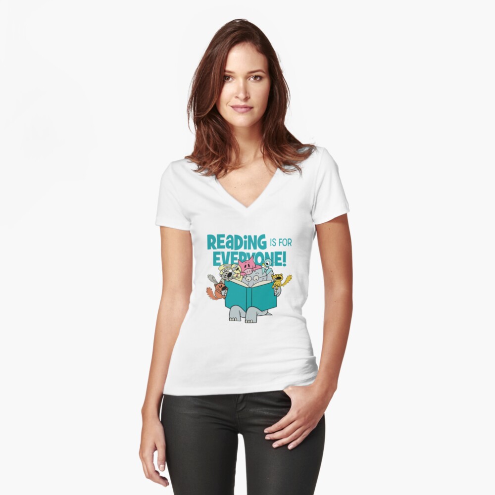 Item preview, Fitted V-Neck T-Shirt designed and sold by DemminLiesel.