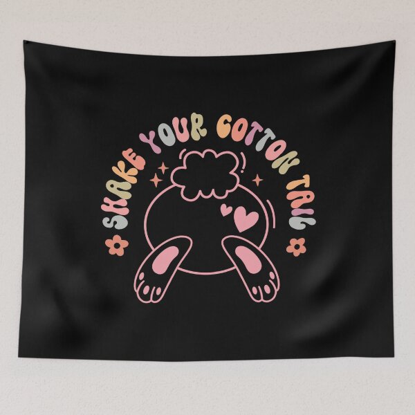 Item preview, SHAKE YOUR COTTON TAIL - funny retro easter designed and sold by KatisDesign.