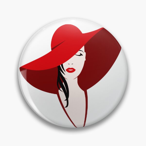 Item preview, The Woman With The Red Hat designed and sold by MacandaJ.