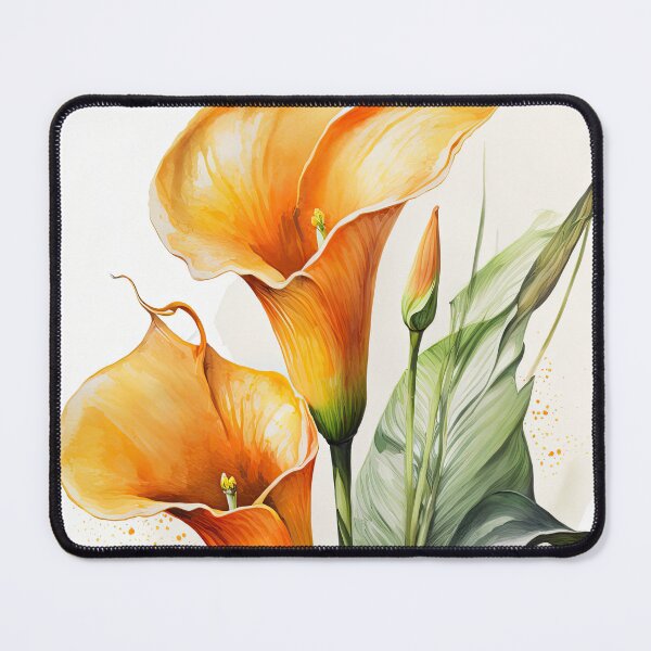 Item preview, Orange Calla Lilies designed and sold by Vanover Designs.