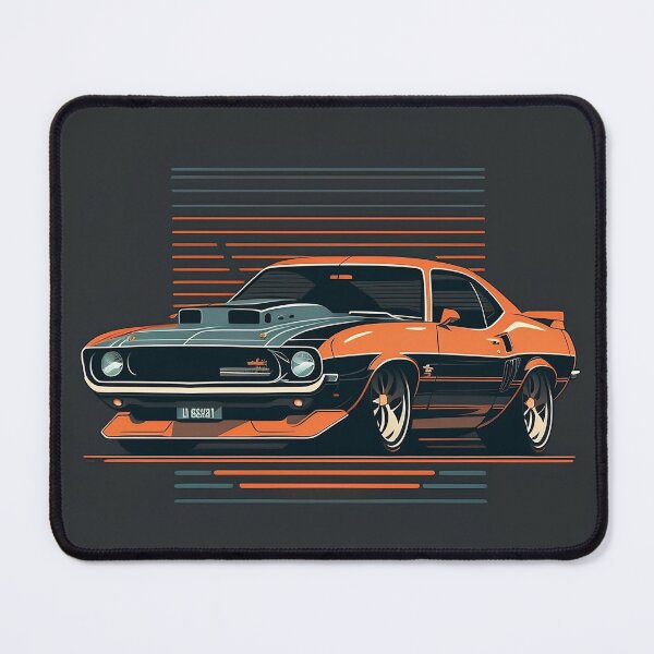Item preview, Vintage Muscle Car Design designed and sold by ImaginAI.