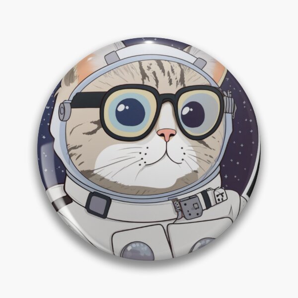 Item preview, Space Scientist cat - GALACTICATS collection designed and sold by RESToRAPTOR.