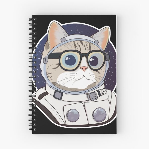 Item preview, Space Scientist cat - GALACTICATS collection designed and sold by RESToRAPTOR.