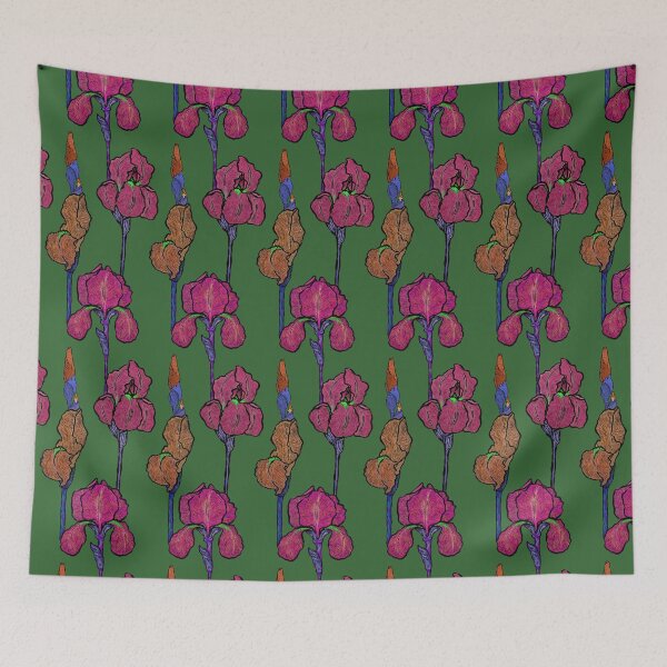 Item preview, Siberian irises , pattern designed and sold by NayaChu.