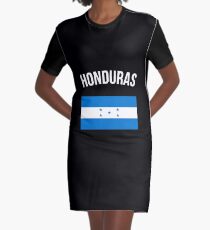 Honduras-Flagge T-Shirt Kleid