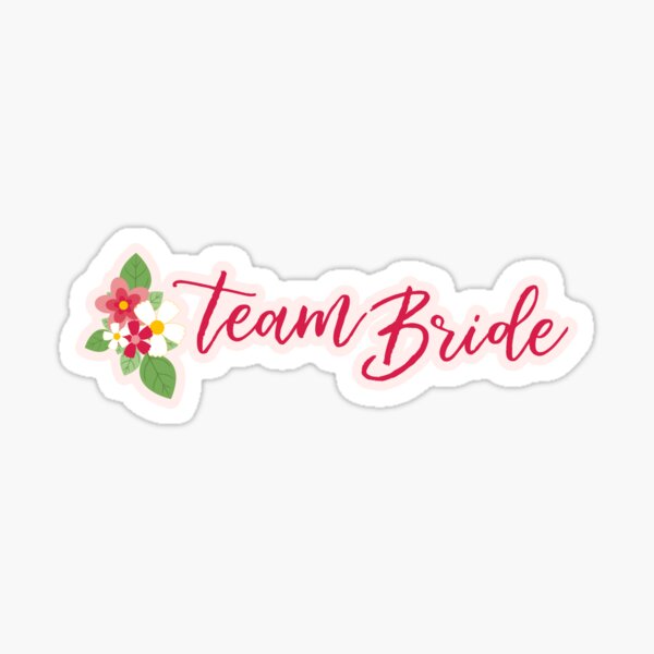 Bridesmaid Design Pegatina