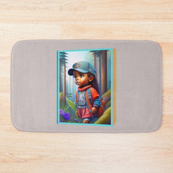 Item preview, A little girl in a cap in the forest. designed and sold by CSJ7.