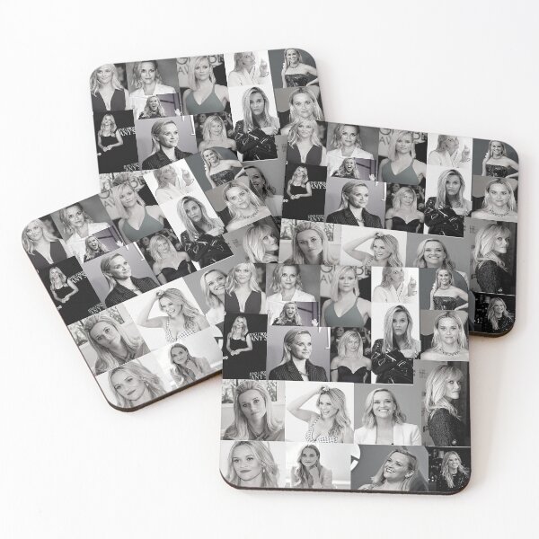 Item preview, Reese Witherspoon American actress Square Photos Black and White Aesthetic Collage - 5 designed and sold by creativille.