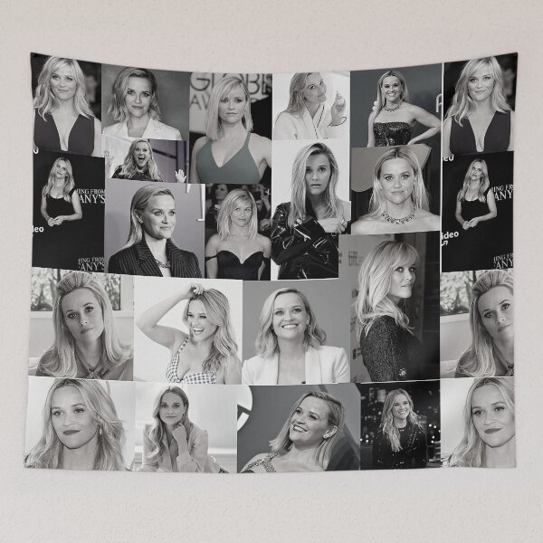 Item preview, Reese Witherspoon American actress Square Photos Black and White Aesthetic Collage - 5 designed and sold by creativille.