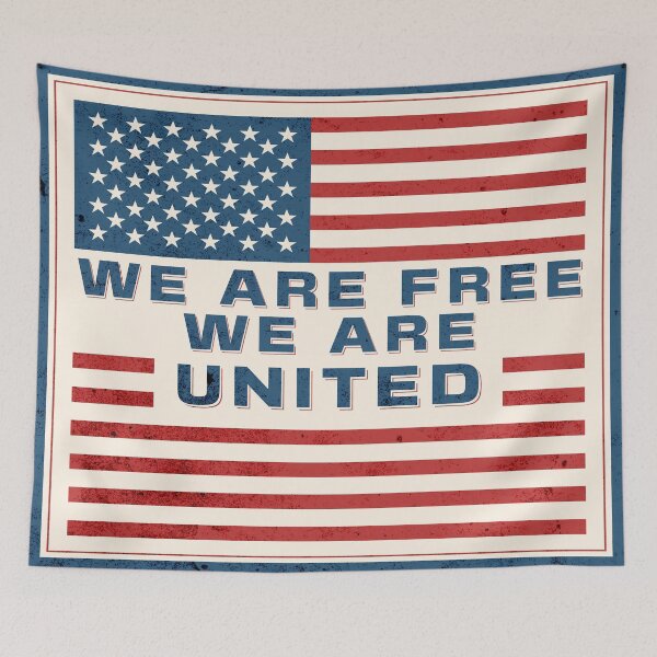 Item preview, We Are Free, We Are United designed and sold by LifeofWindy.