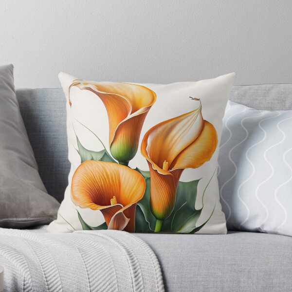 Orange Calla Lily Giant Floor Pillow — JKM Fine Art Photography