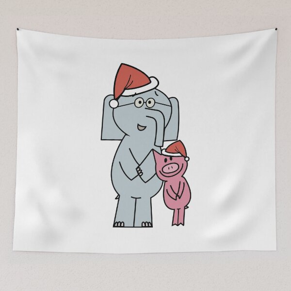 Item preview, Elephant and Piggie Christmas designed and sold by DemminLiesel.
